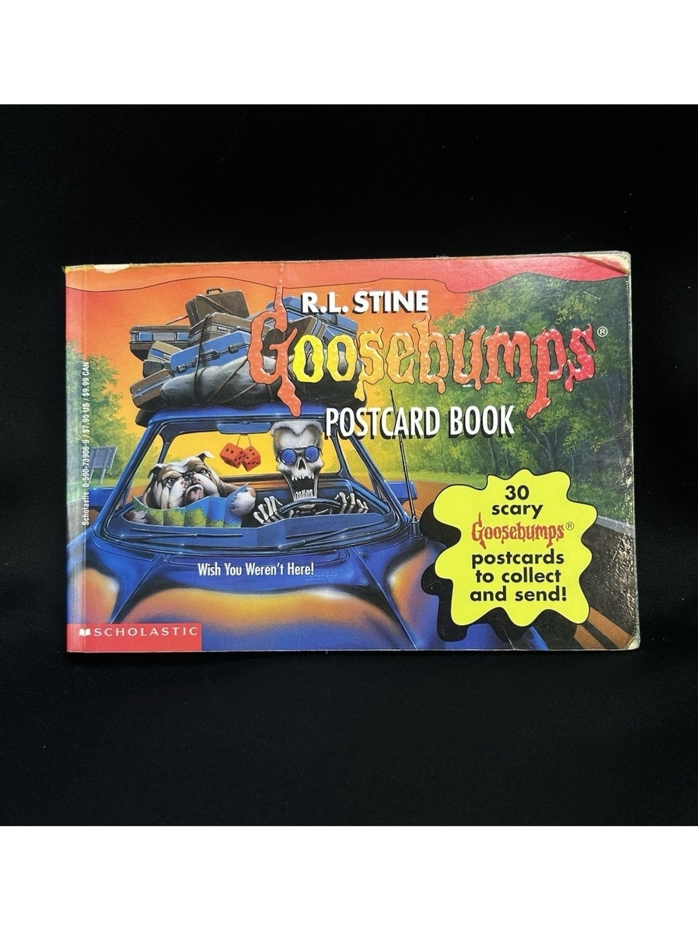 R.L. Stine Goosebumps Postcard Book Postcard Book Missing 3 Postcards